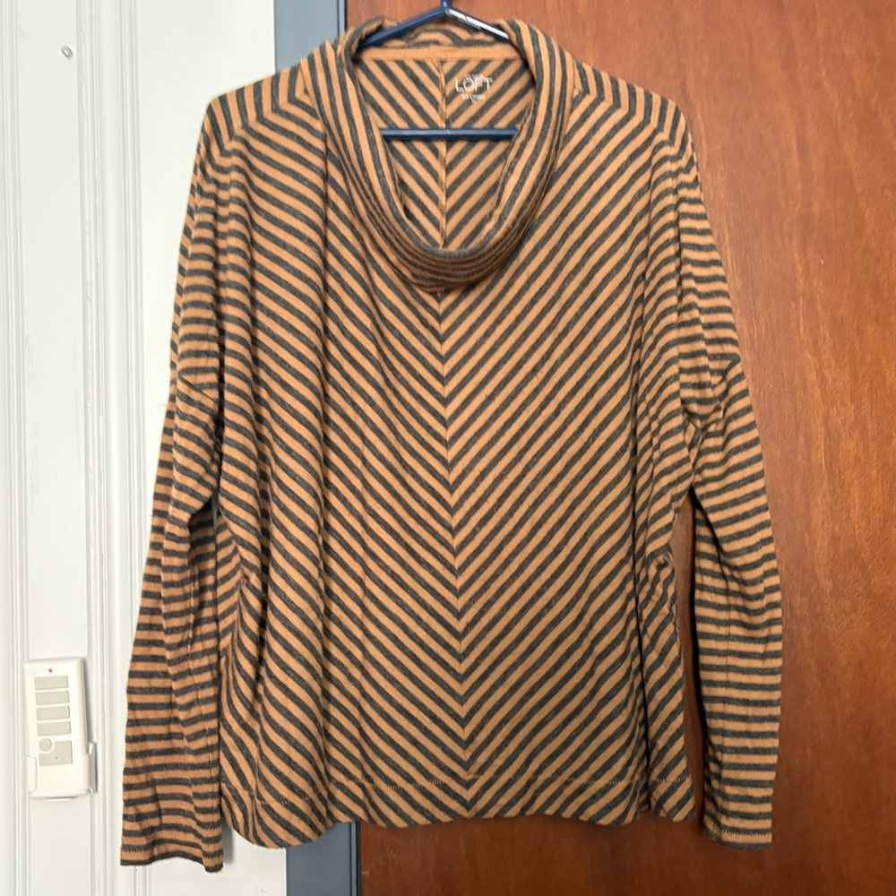Loft dolman sleeve striped shirt
